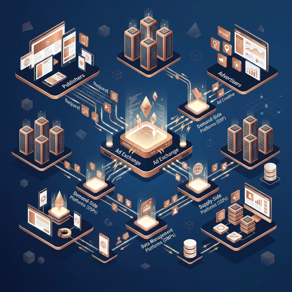 Abstract programmatic advertising and data exchanges