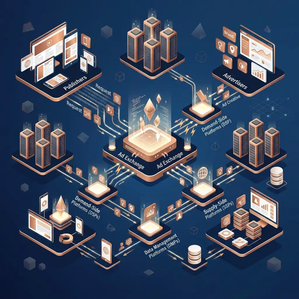Abstract programmatic advertising and data exchanges